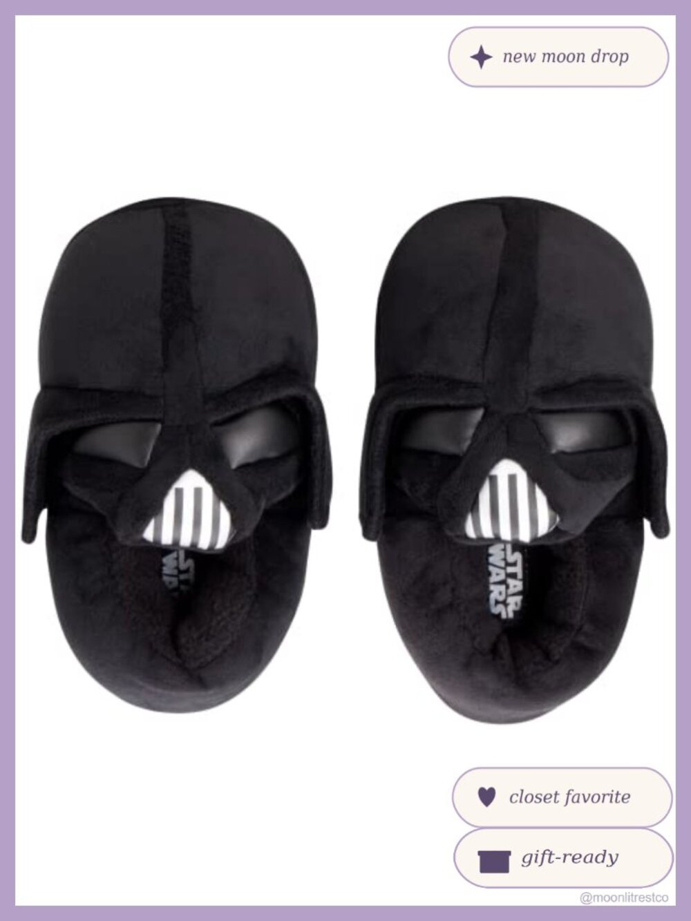 Disney Star Wars Mandalorian 3D Plush Fuzzy Slippers Non-Skid Kids